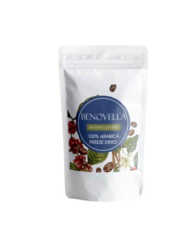 benovella freeze dried coffee pack